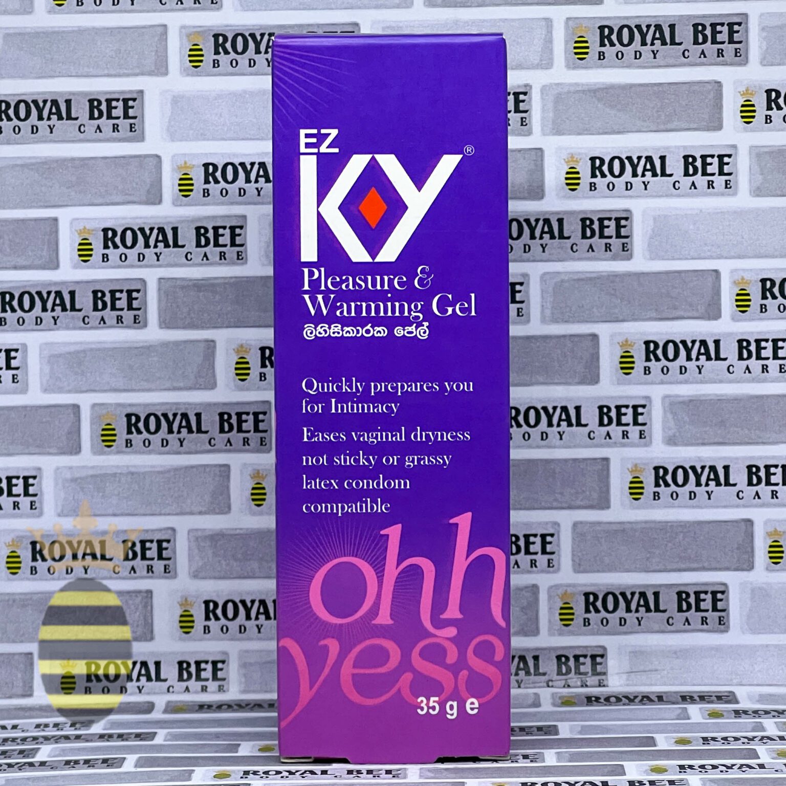 EZ KY Pleasure & Warming Gel 35g Royal Bee Body Care