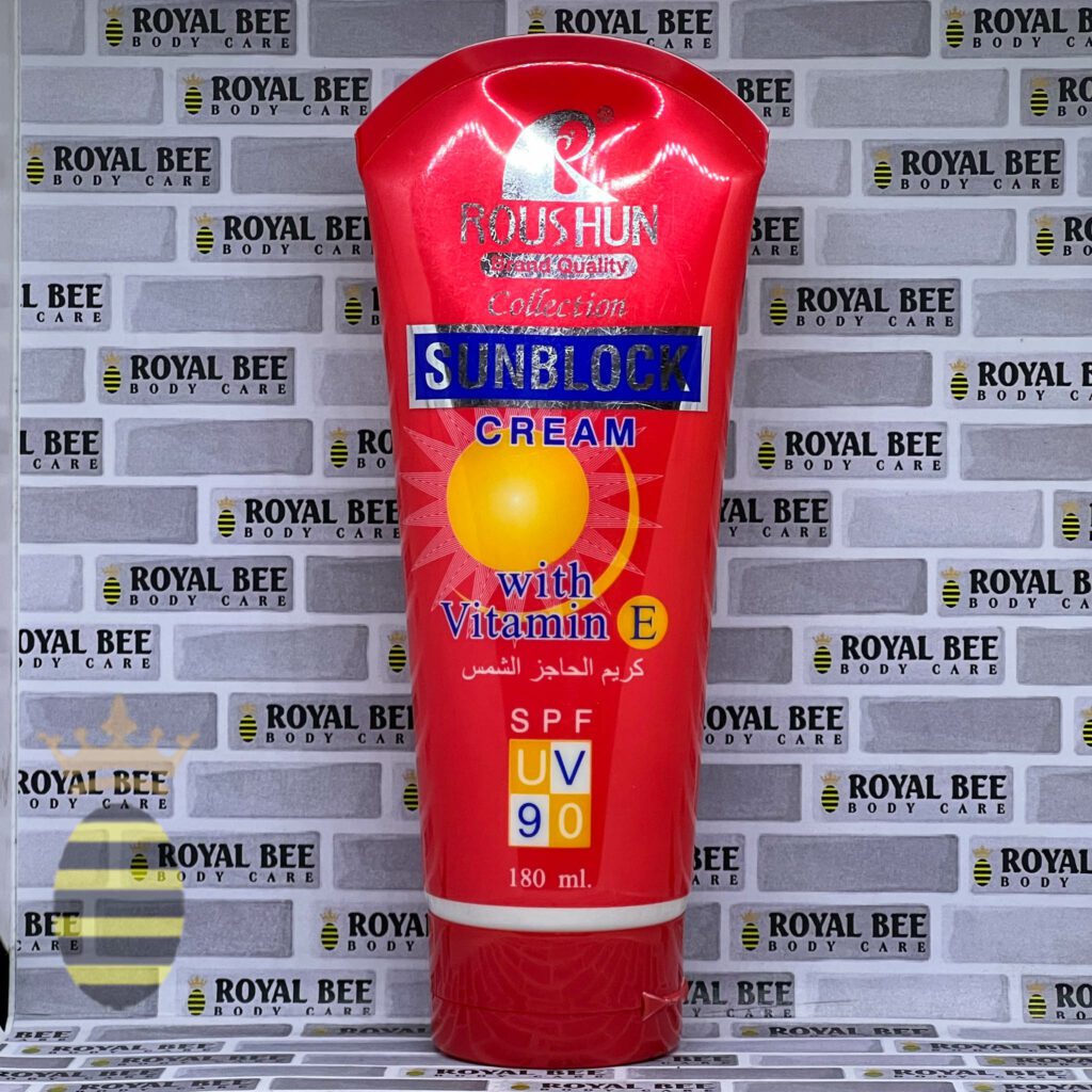 Roushun Sunblock Cream Spf 90 180ml Royal Bee Body Care 0275