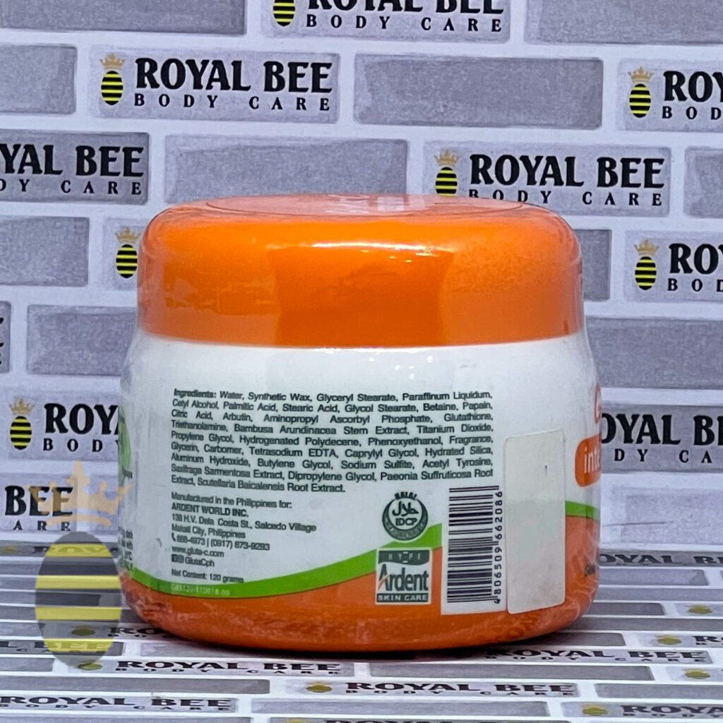 Gluta C intense Whitening Body Scrub 120g Royal Bee Body Care