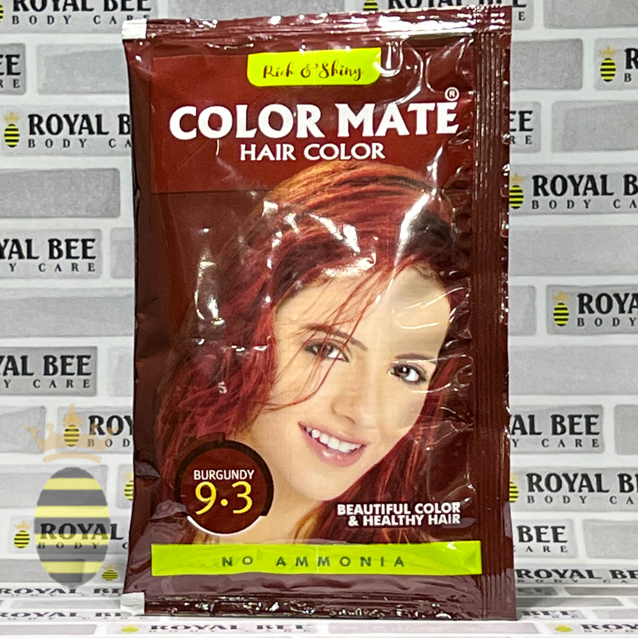 Color Mate Hair Color burgundy 15g - Royal Bee | Body Care