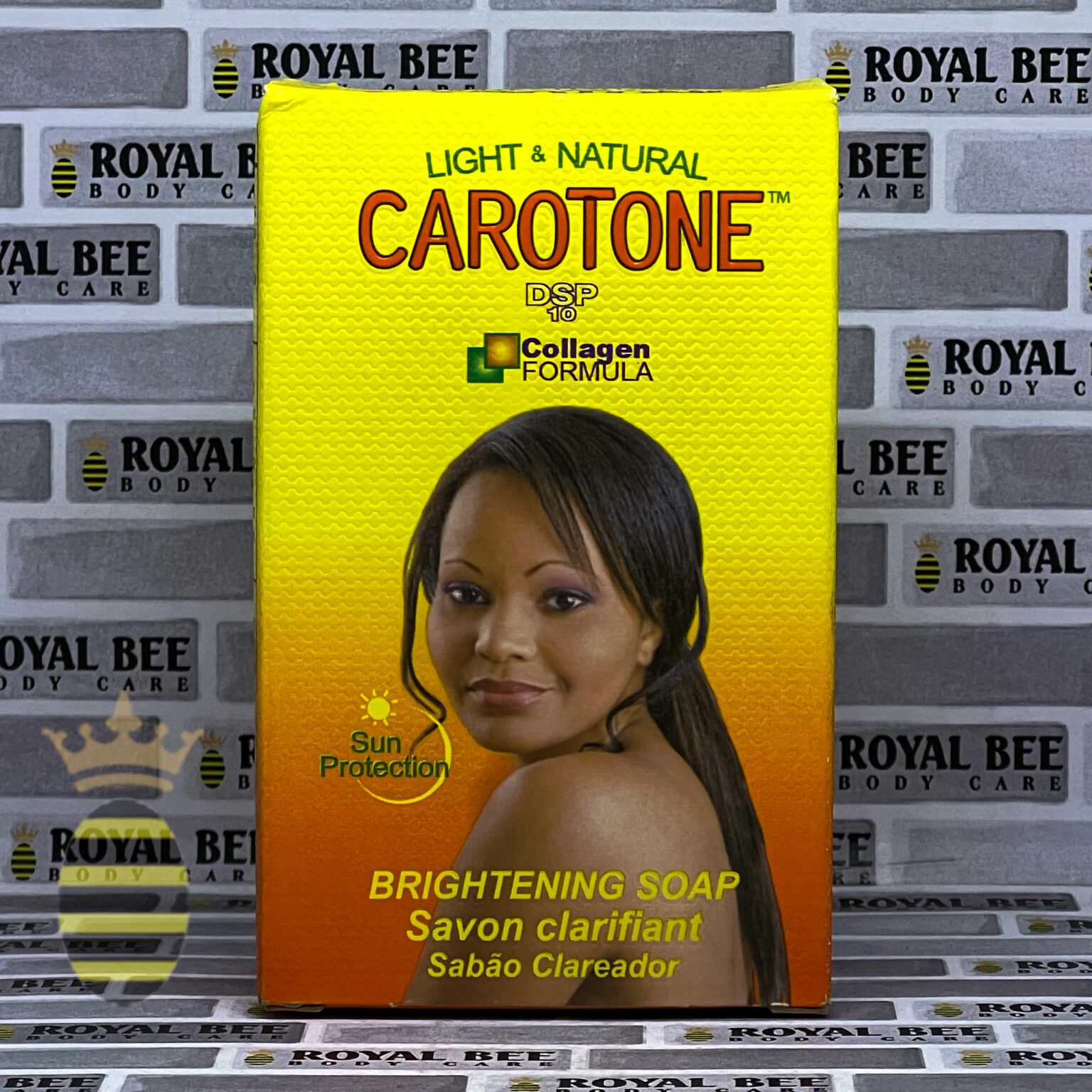 Carotone Brightening Soap 190g Royal Bee Body Care