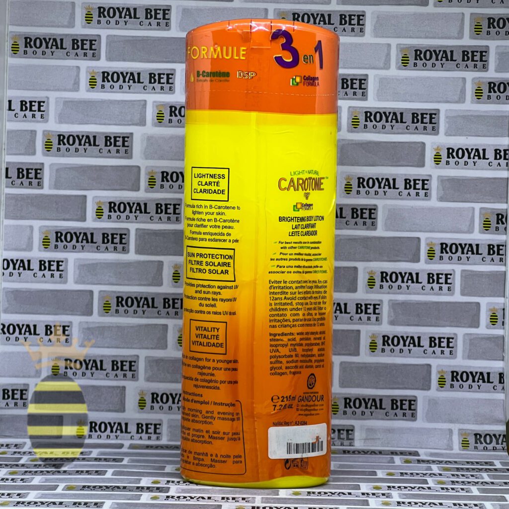 Carotone Brightening Oil 65ml Royal Bee Body Care