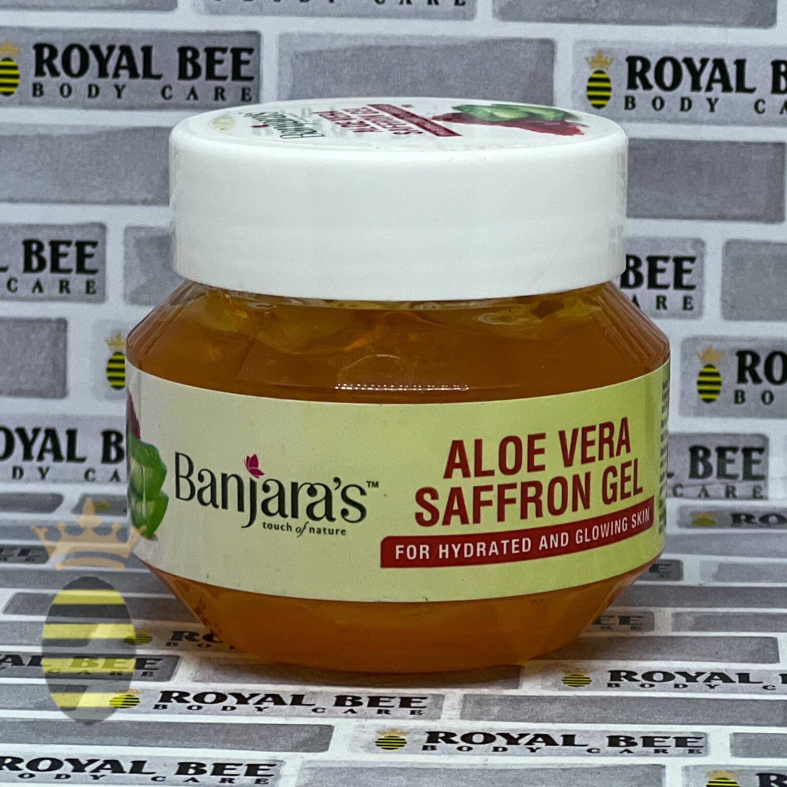 Banjara's Aloe Vera Saffron Gel 100g Royal Bee Body Care